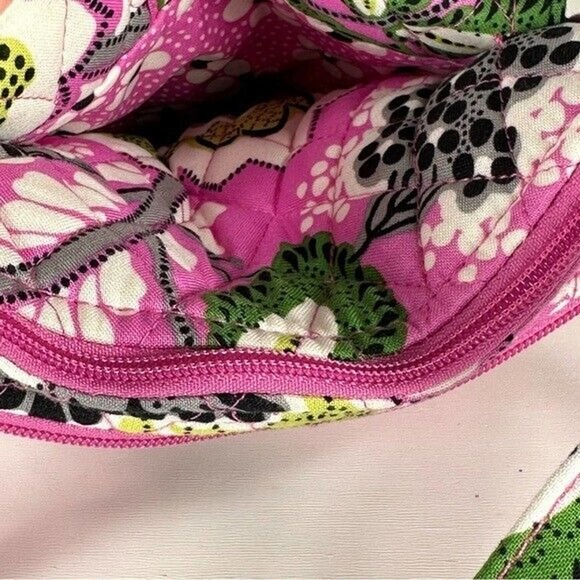 EUCVera BradleyPriscilla Pink Lizzy Crossbody/Small AdjustableStrap OrganizerBag - Picture 9 of 12